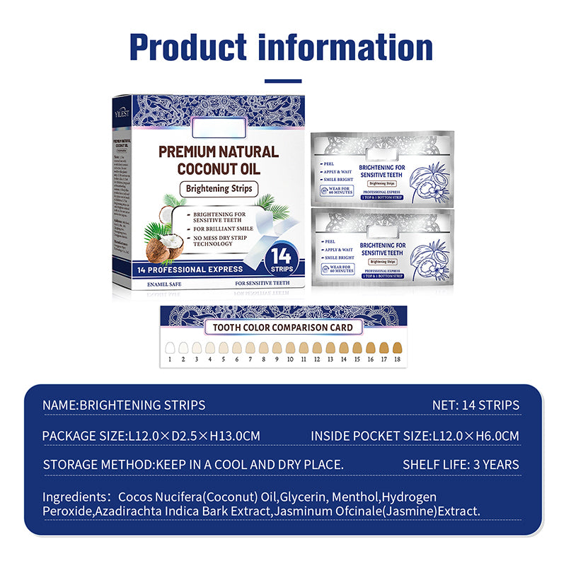 Coconut Mint Whitening Strips