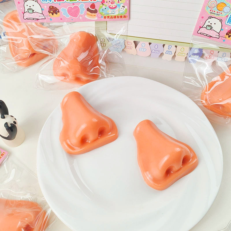 Simulated Nose Squishy Fidget Toy