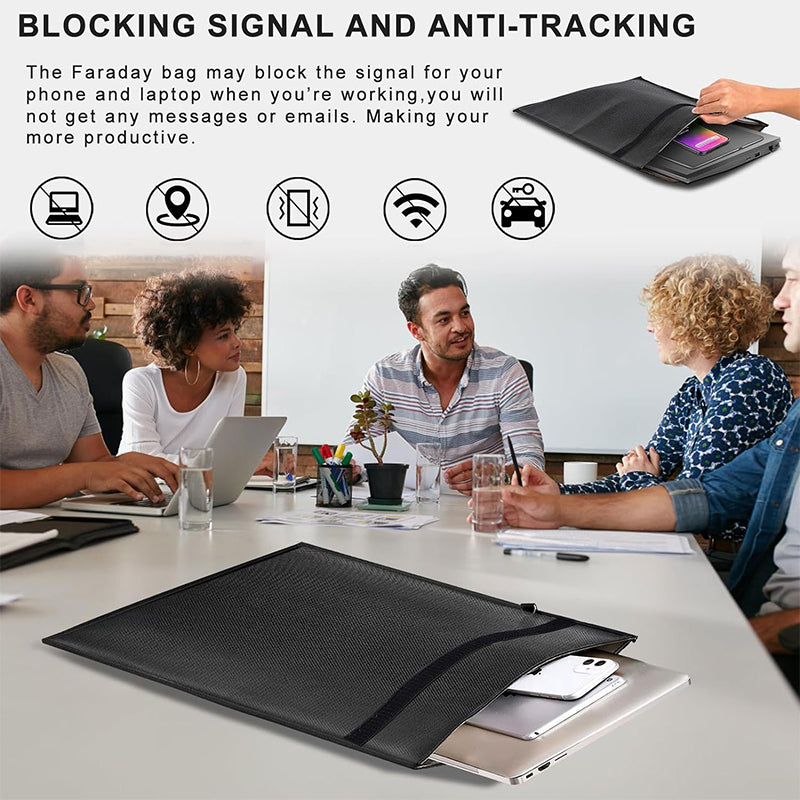 5-Piece RFID Blocking Bag Set β Anti-Theft, Anti-Tracking, Waterproof & Fireproof