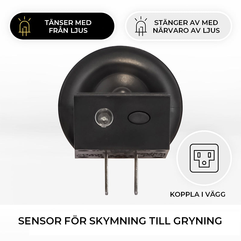 Flamlöst stearinljus Nattljus