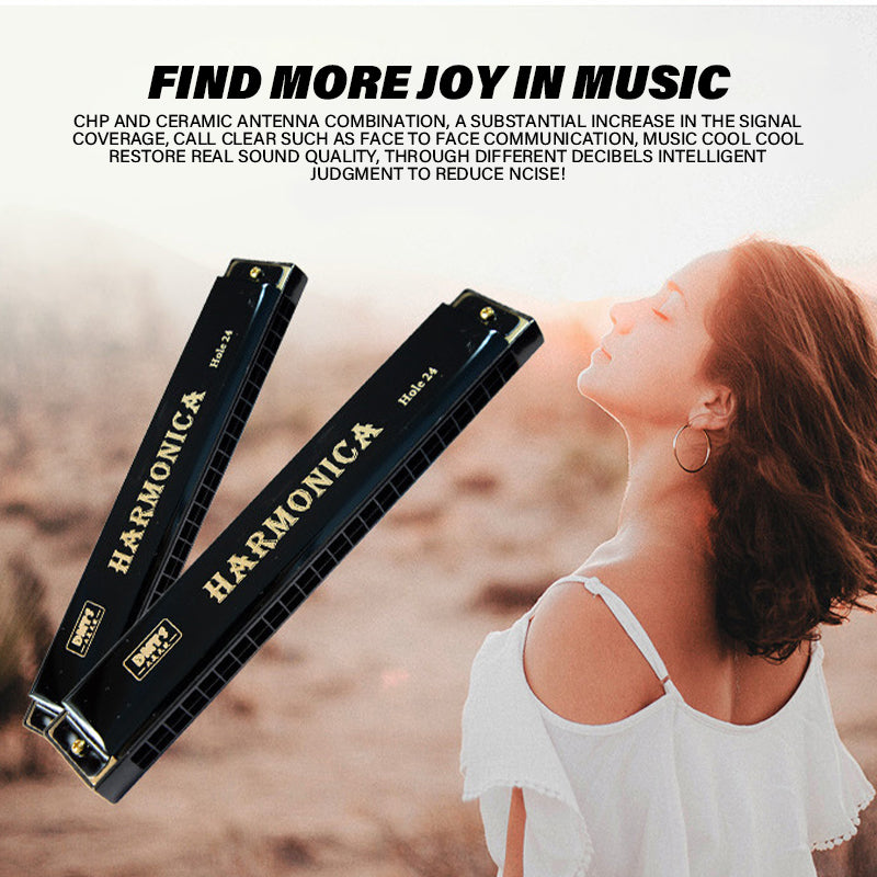 24-Hole C Key Harmonica