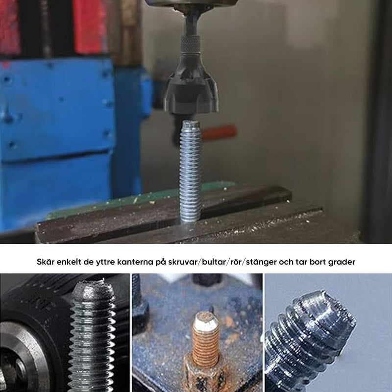 Avgradning av yttre fasverktyg med volframkarbidblad