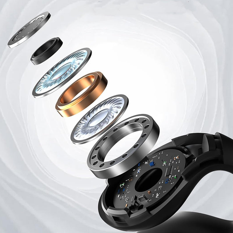 AI Översättning Öppen Öra Hörlurar