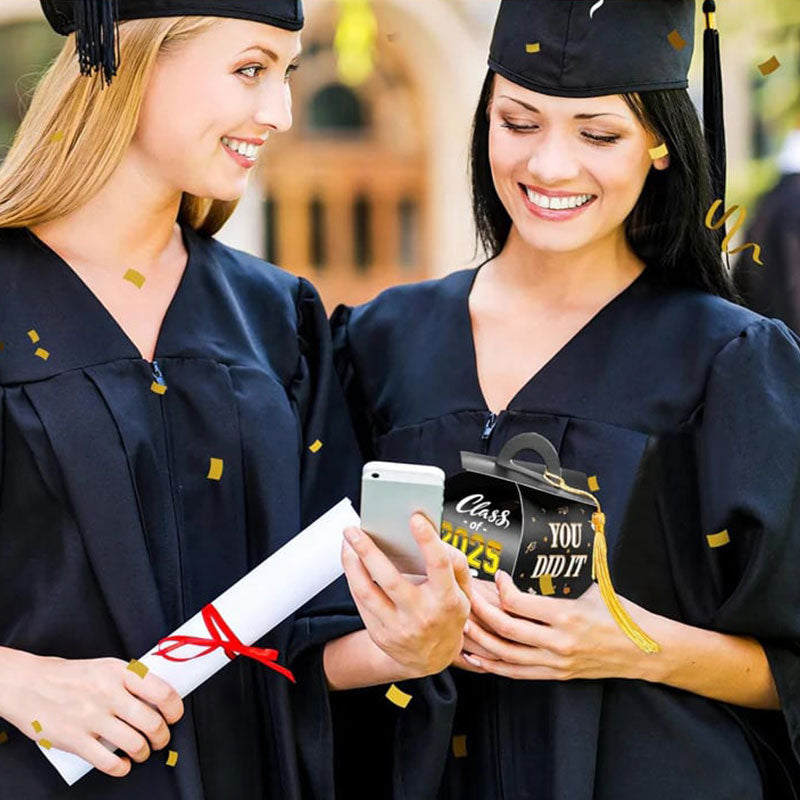 🎁✨50 × Graduation Cap Gift Boxs(🍬No Candies)