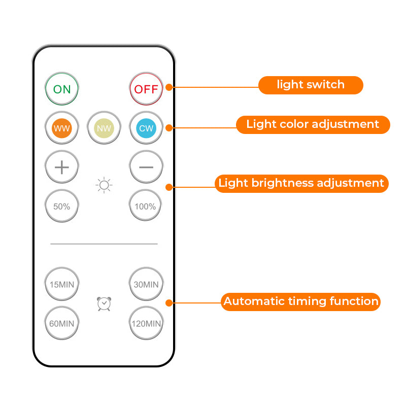 LED Bulbs with Remote Control, Dimmable and Timer