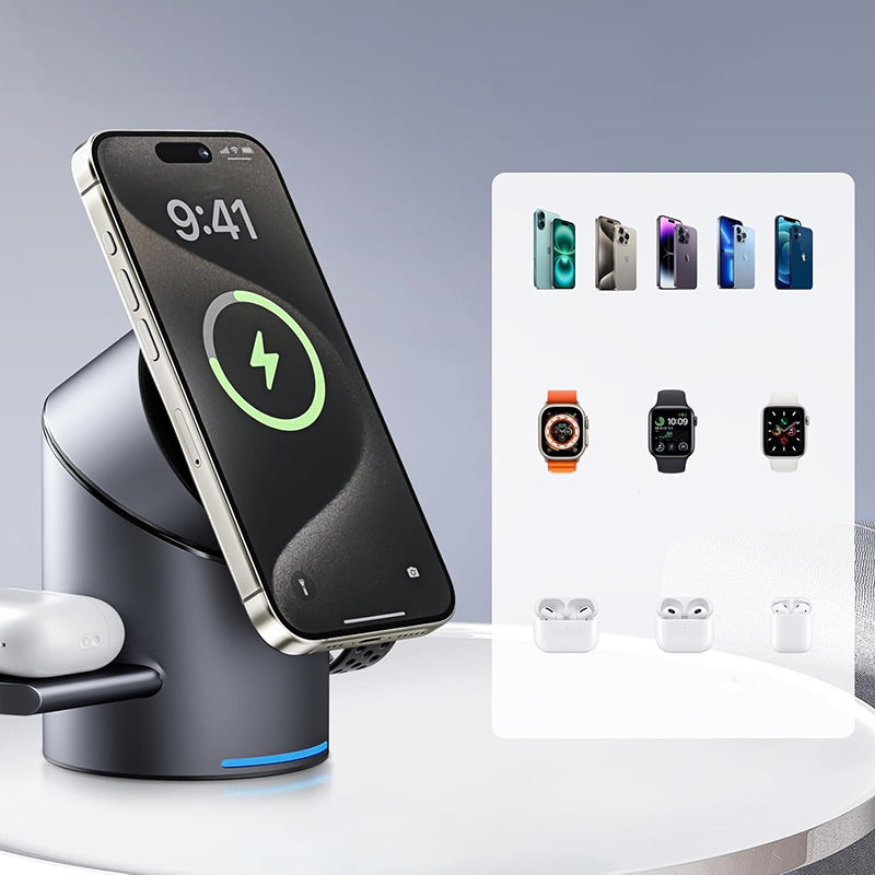 4-in-1 Magnetic Wireless Charging Station
