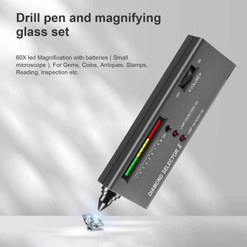 Diamond Tester Pen - Diamond Hardness Tester, Thermal Conductivity Meter, Diamond Identification Tool