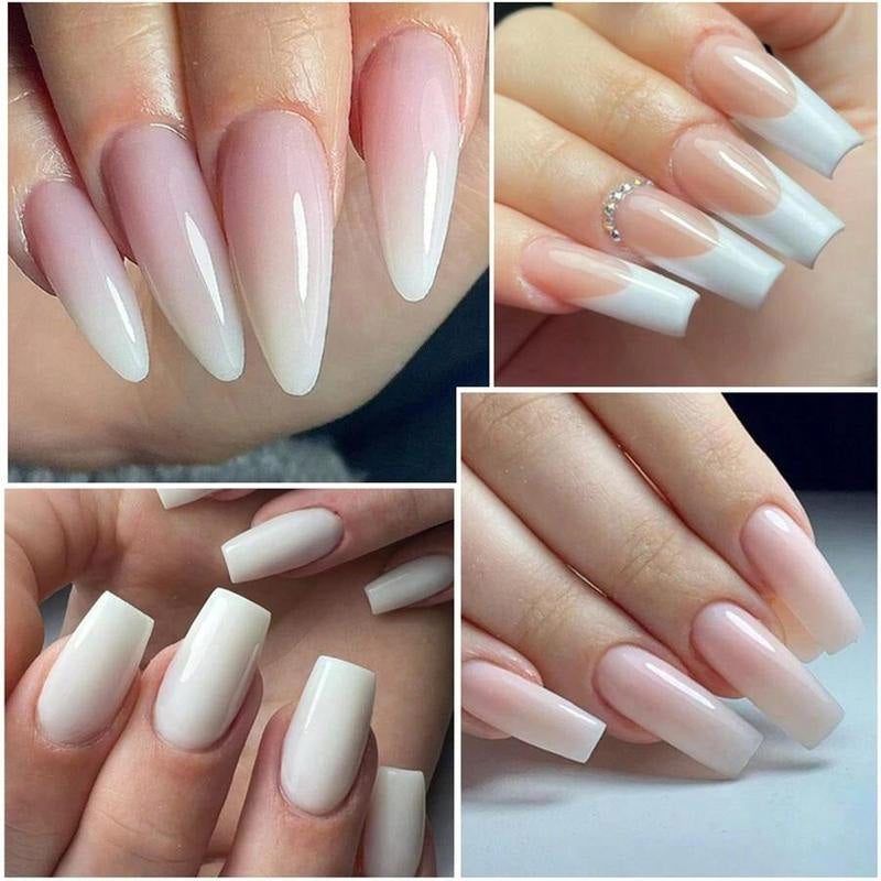 Long-lasting Poly Nail Gel Kit with UV Lamp