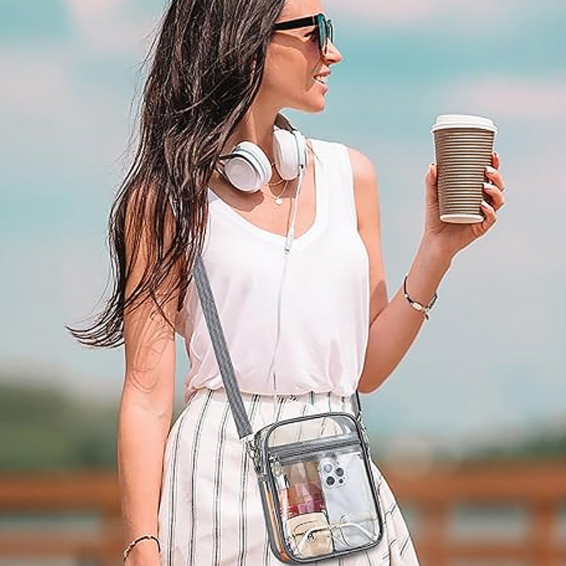 PVC Transparent Crossbody Bag