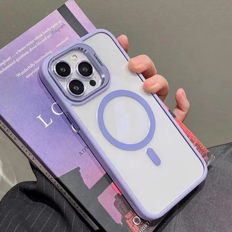 Shockproof Mag Safe Case For iPhone Camera Lens Cover