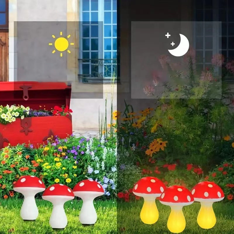 Solar Mushroom Garden Lights – Waterproof LED Outdoor Decor