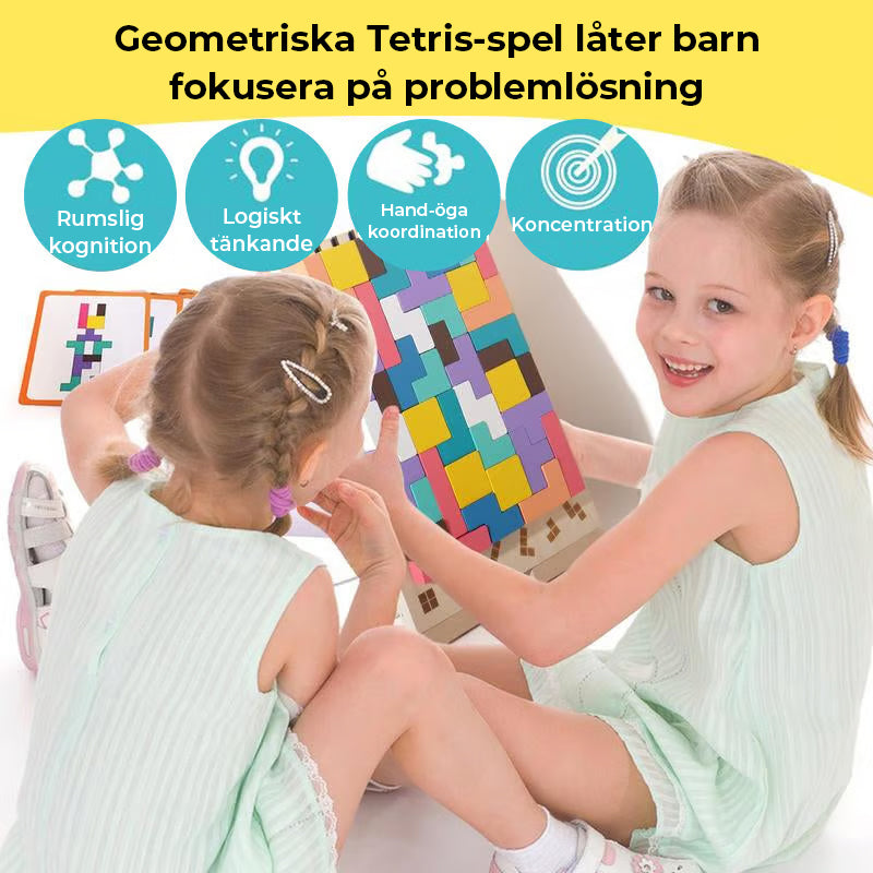 Stapelpusselset i trä