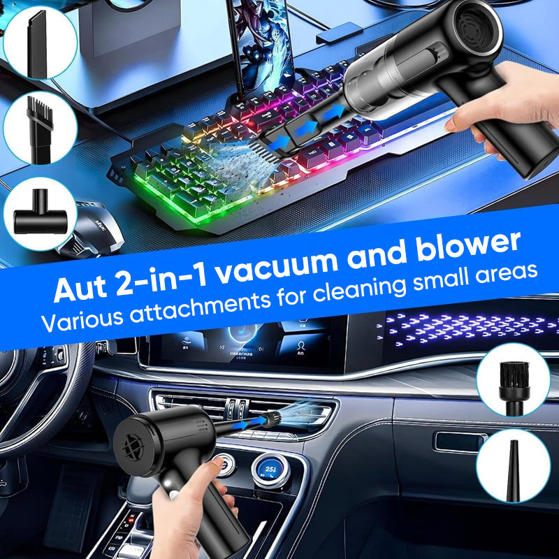 Cordless High-Performance Car Vacuum Cleaner with Powerful Suction