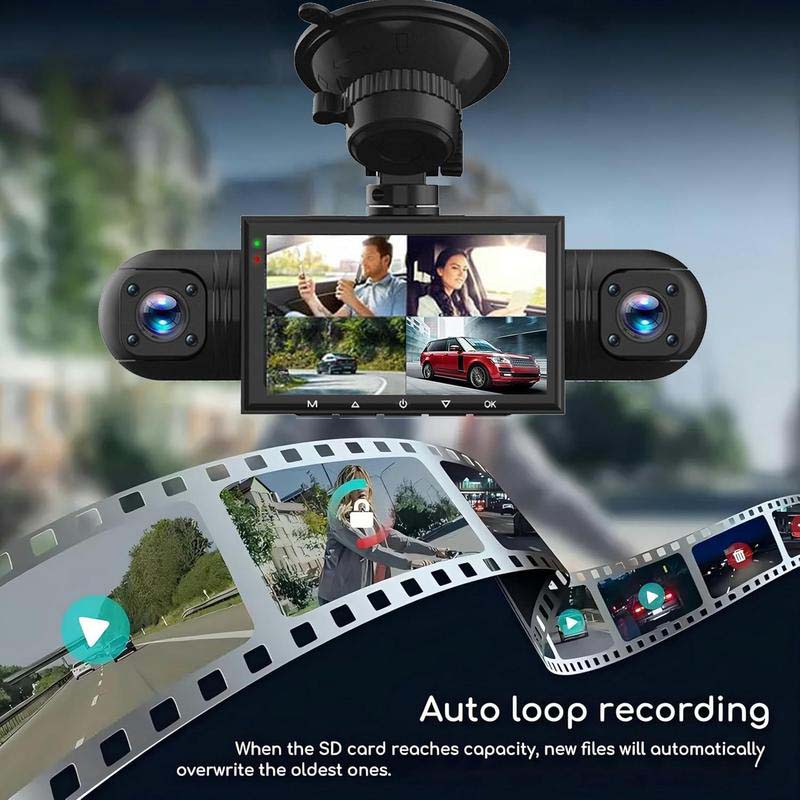 4-Channel 360° Dash Camera Set