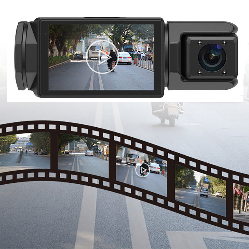 3 Lens Car Dvr Dash Cam