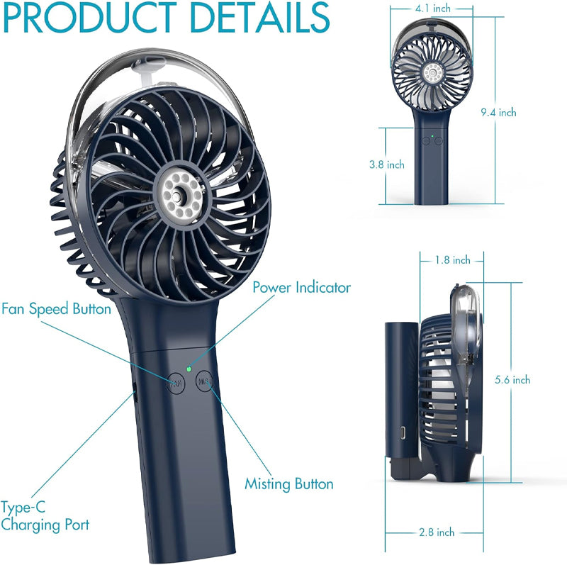 Handheld Misting Fan