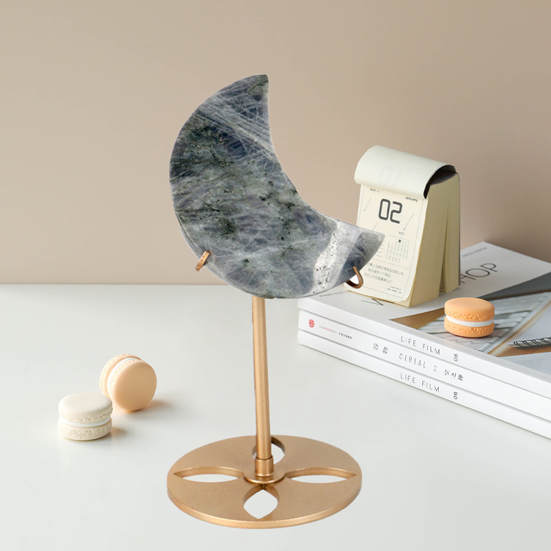 Moon Crystal on Stand