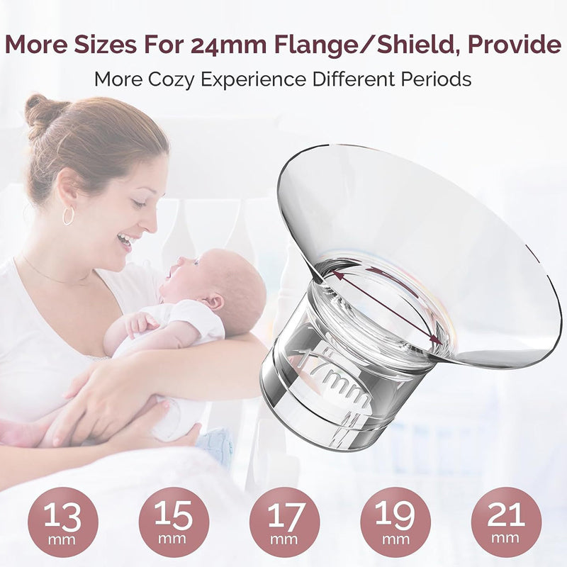 Breast pump accessory set