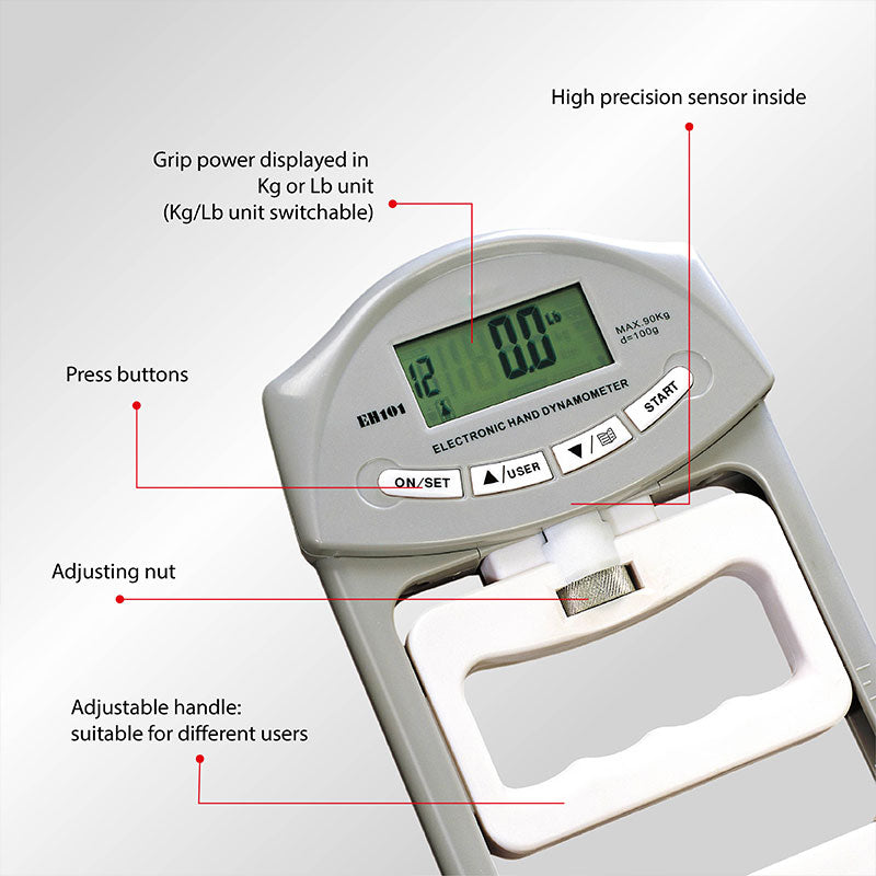 Digital Hand Grip Strength Tester