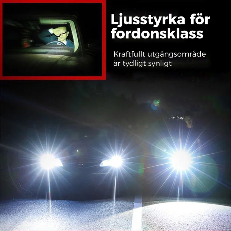 Specialstyrkor starkt ljus LED-ficklampa