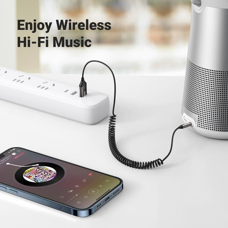 Bluetooth 5.3 Wireless Receiver for Hands-Free Car Audio