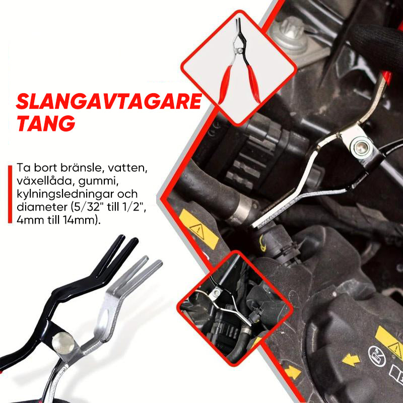 Professionell slangklämmasats