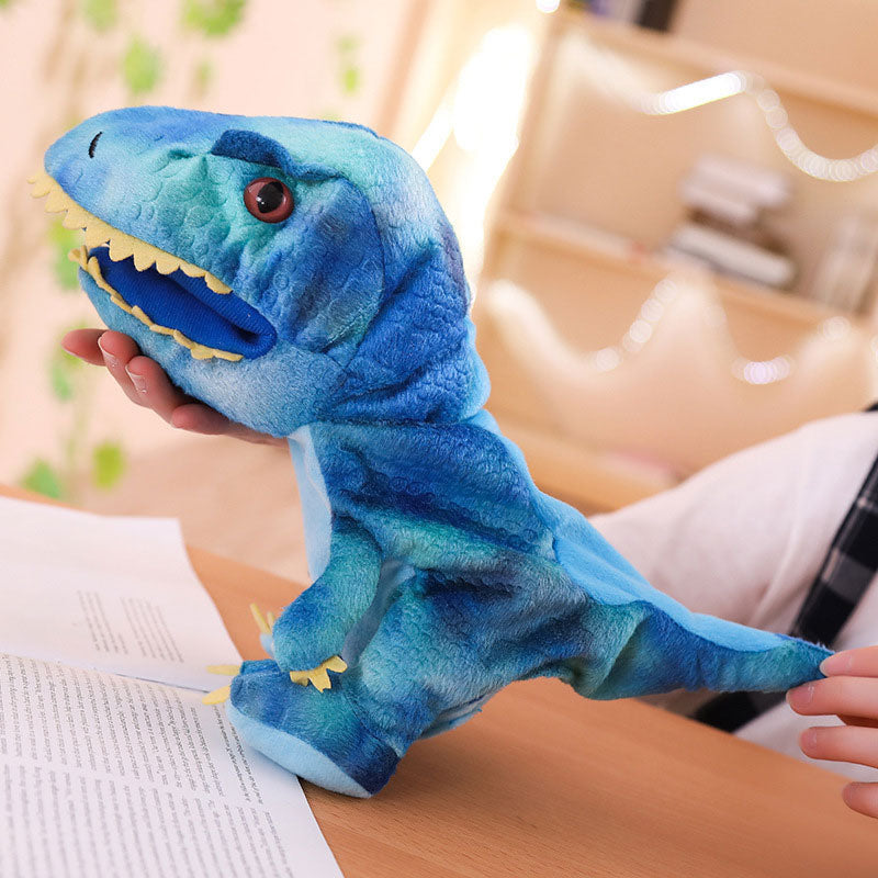 Plush Dinosaurie Handdockor