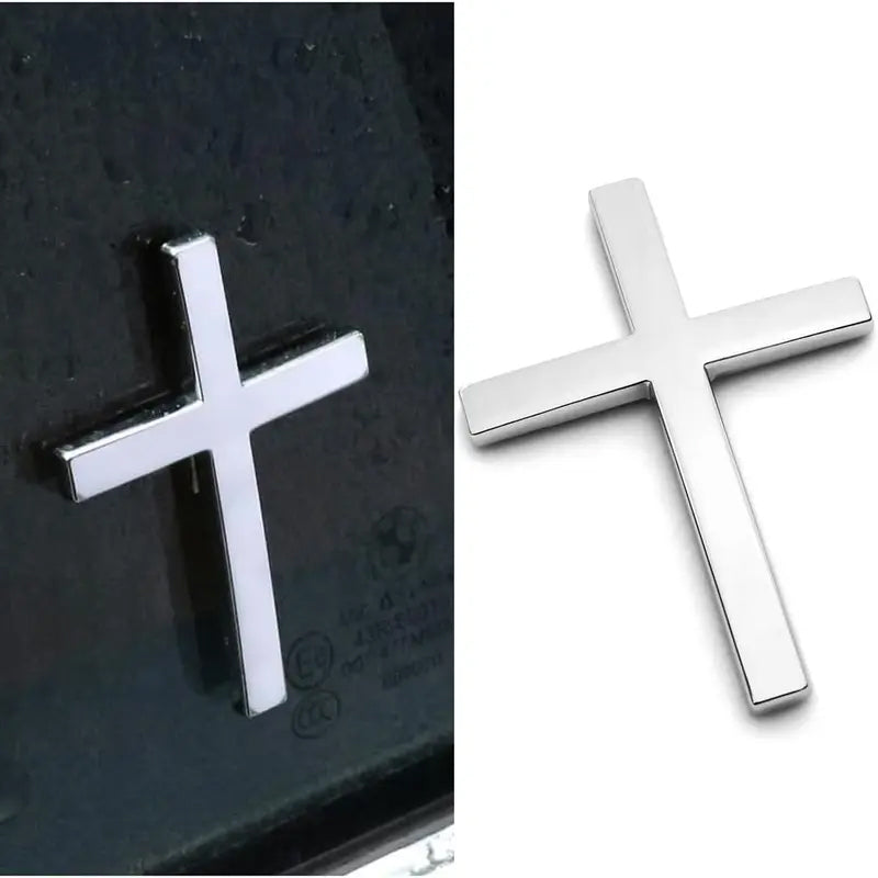 3D Cross Sticker