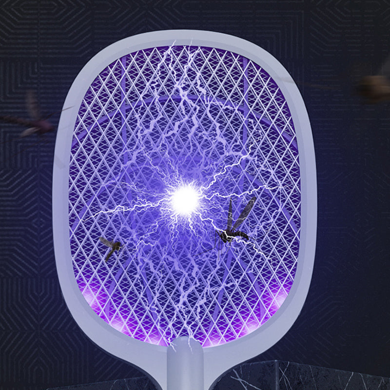 USB Rechargeable Electric Fly Swatter Large Insect Racket