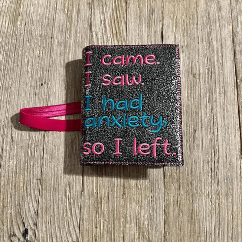 Humoristiskt anteckningsbokomslag