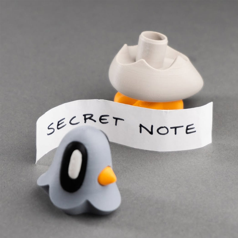 Mini Secret Note Carrier Pigeons with Magnetic Feet