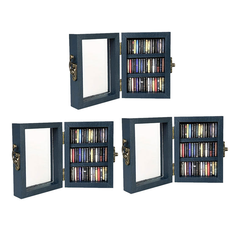 Mini Wooden Book Storage Box