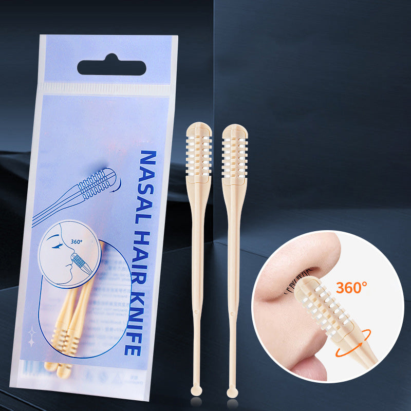 Handheld 360° Rotating Nose Hair Removal with Ear Picker