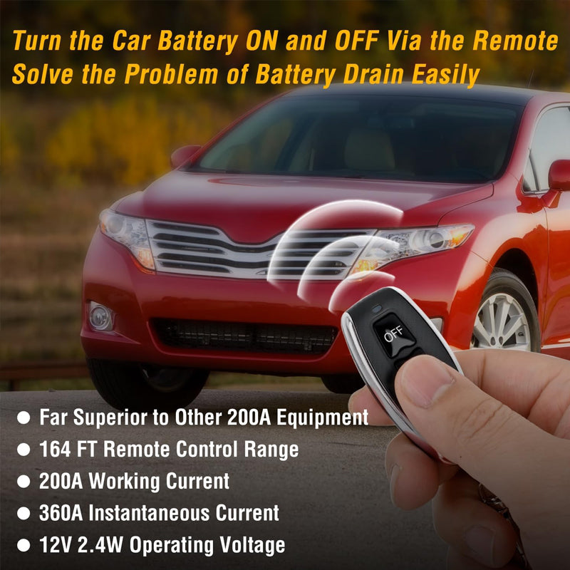 Remote Battery Disconnect Switch