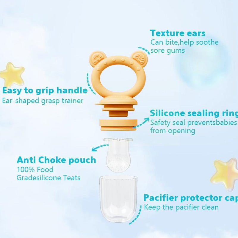 Baby Food Fruit Feeder & Breastmilk Popsicle Mold Set