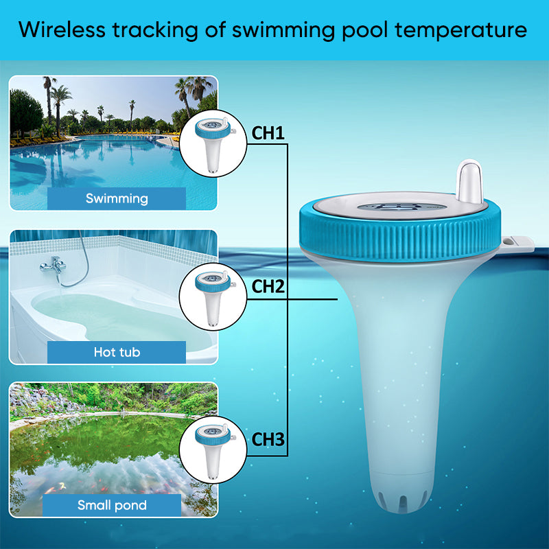 Floating Wireless Swimming Pool Thermometer