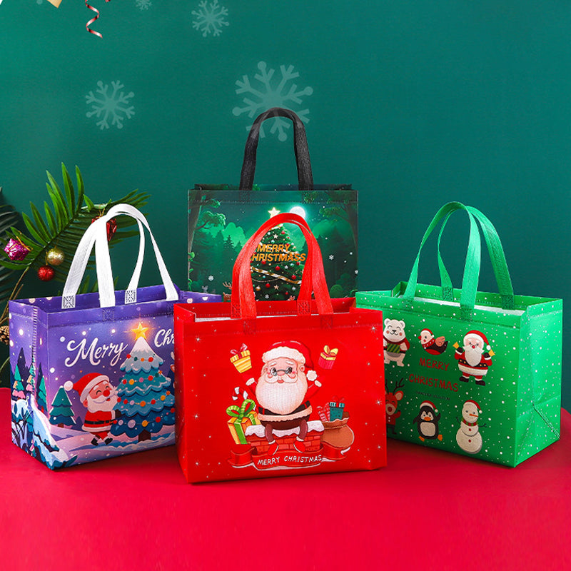 Reusable Water-Resistant Christmas Gift Bags