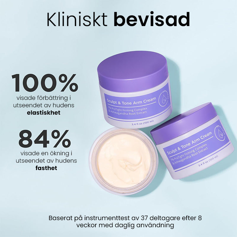 Armkräm för skulpturering och toning