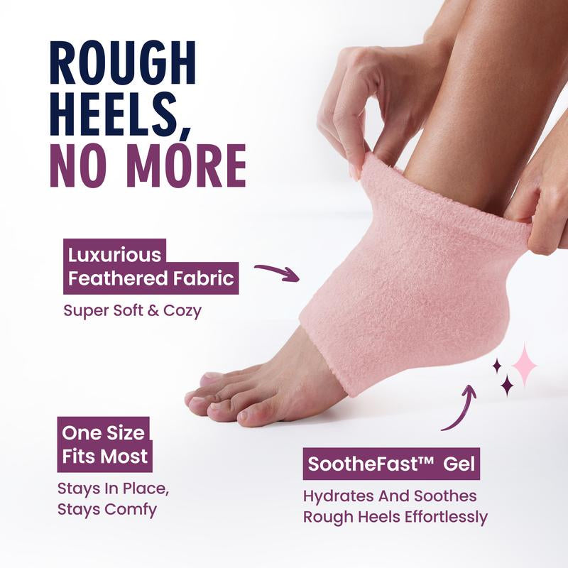 Fuzzy Moisturizing Heel Socks