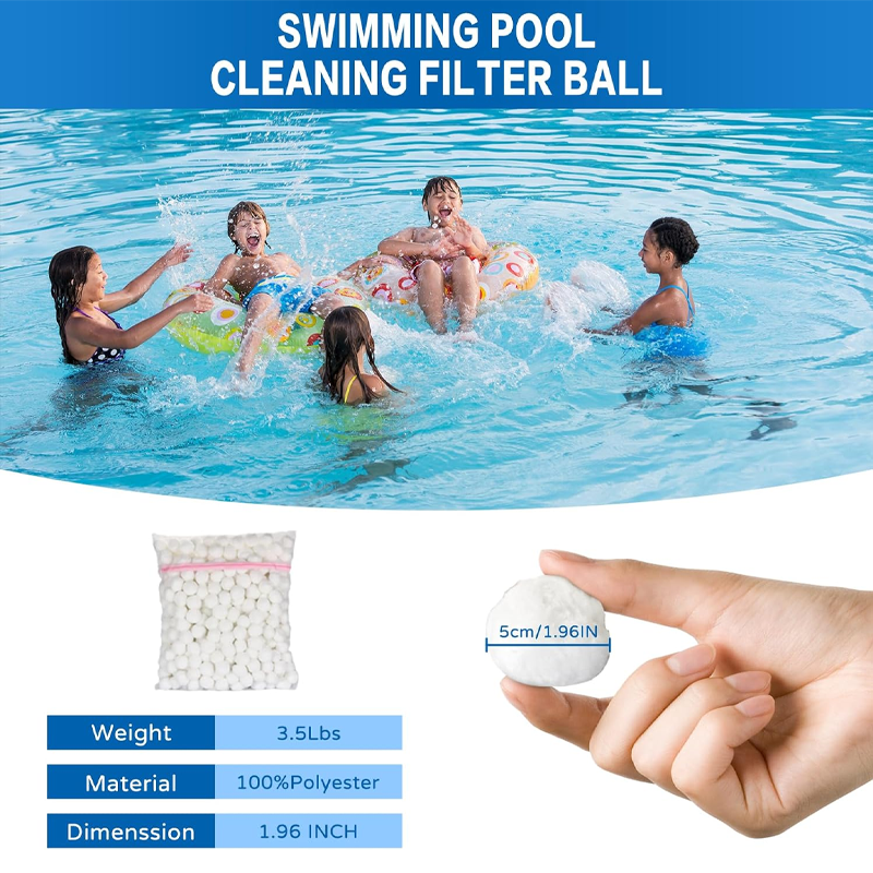 Pool filter balls