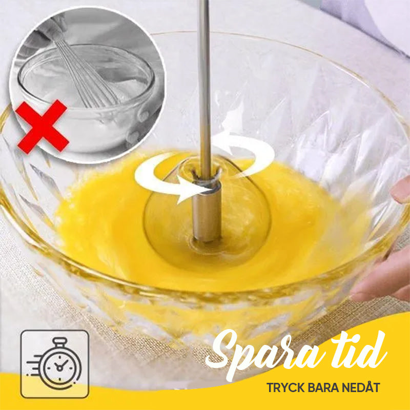 Halvautomatisk visp i rostfritt stål