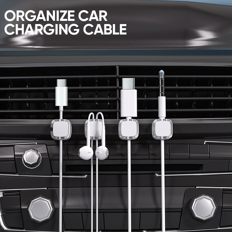 6 Pack Magnetic Cord Organizer Holder