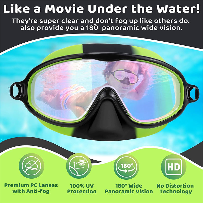 Swim Goggles with Nose Cover