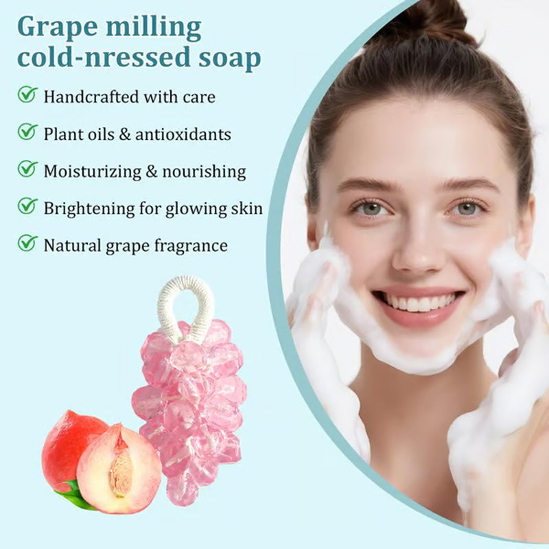 Handmade Crystal Grape Soap