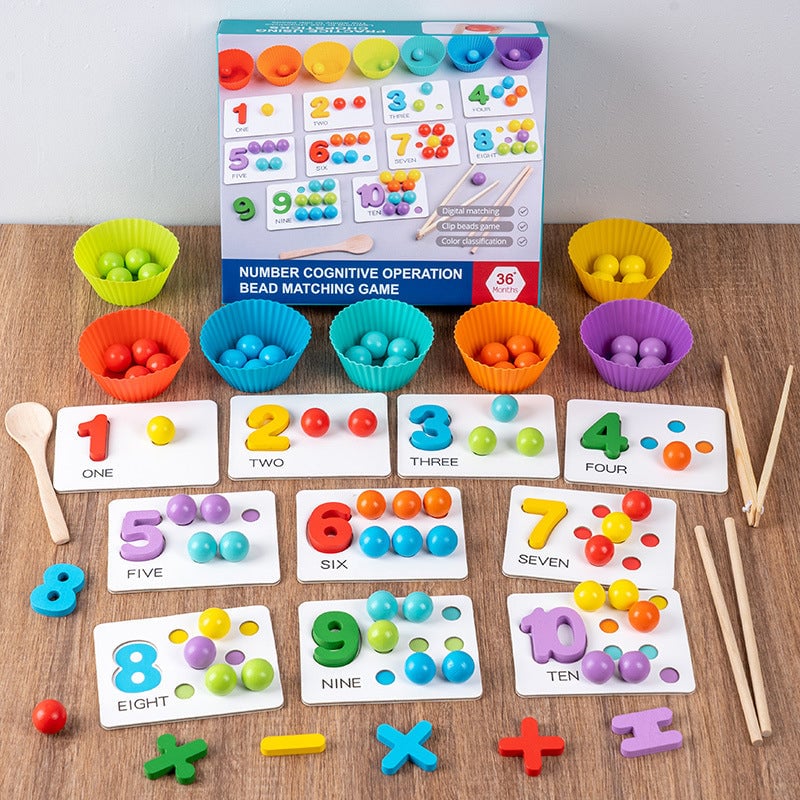 Rainbow Bead Montessori Toy