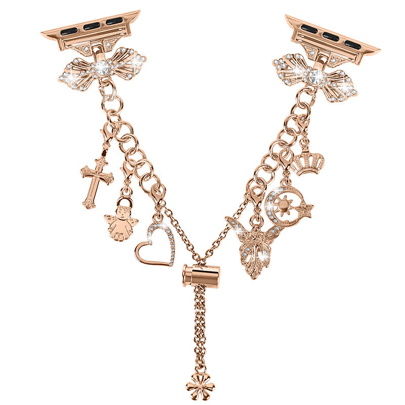 Rhinestone Decorated Apple Watch Band