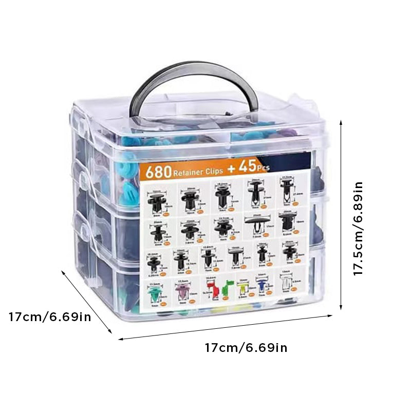 725 Pcs Car Retainer Clips & Fastener Remover