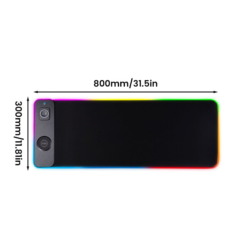 3-in-1 Wireless Charging RGB Gaming Desk Mat