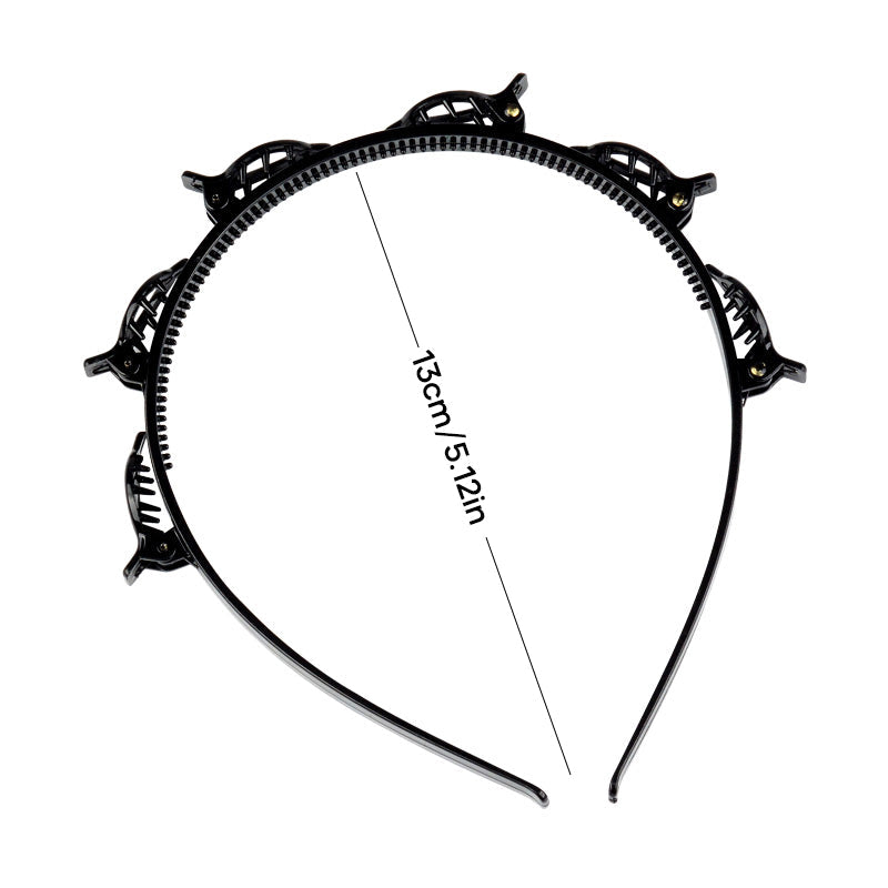 Hårband med luggklämma