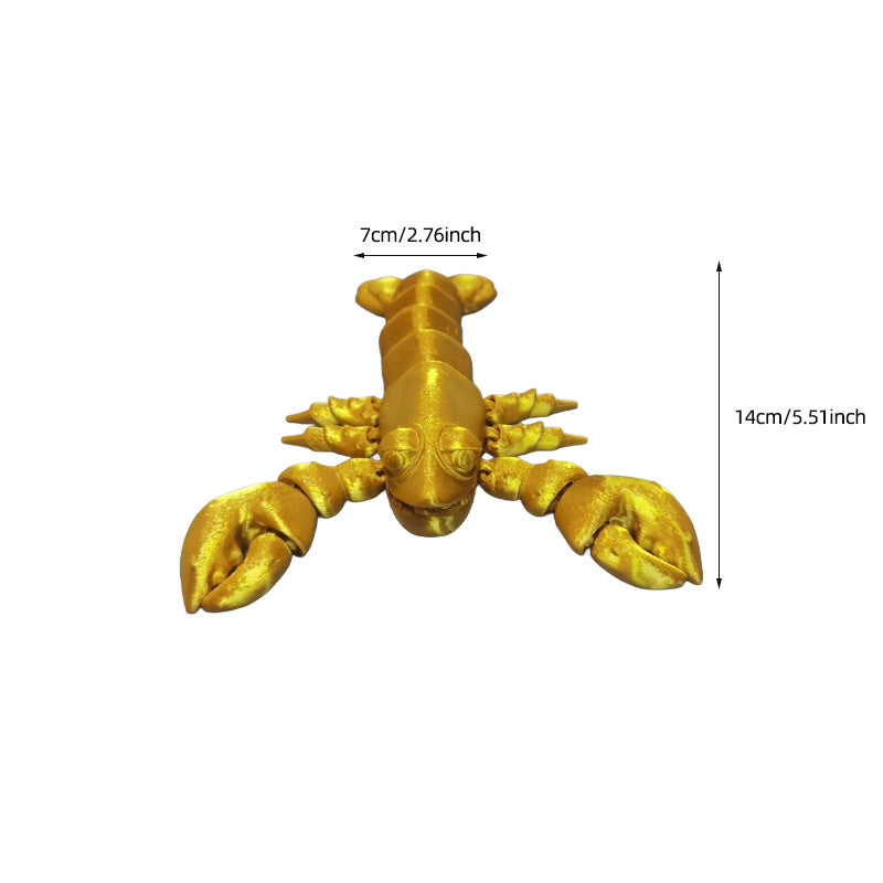 3D Printed Ornaments Simulation Animal Dolls